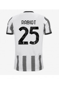 Fotbalové Dres Juventus Adrien Rabiot #25 Domácí Oblečení 2022-23 Krátký Rukáv